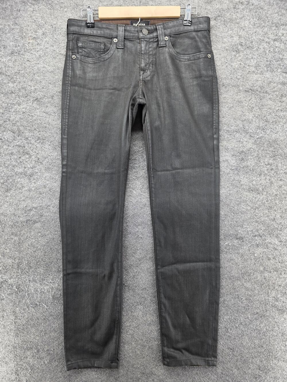 Big Star Alex Skinny Jeans Womens 29 Gray Stretch Denim Mid Rise Pants Casual
